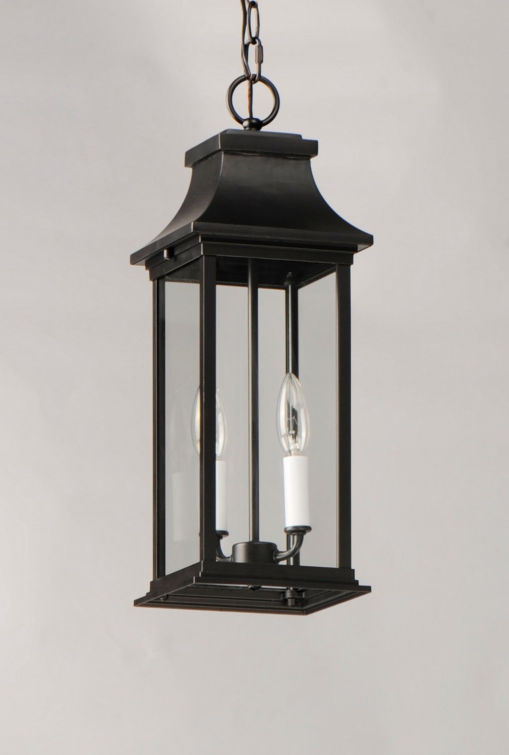 Maxim - 30029CLBK - Two Light Outdoor Hanging Lantern - Vicksburg - Black