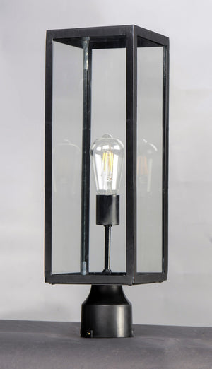 Maxim - 30090CLDBZ - One Light Outdoor Pole/Post Lantern - Catalina - Dark Bronze