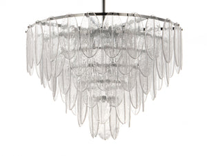 Maxim - 30737CLWTPC - 19 Light Chandelier - Glacier - White / Polished Chrome