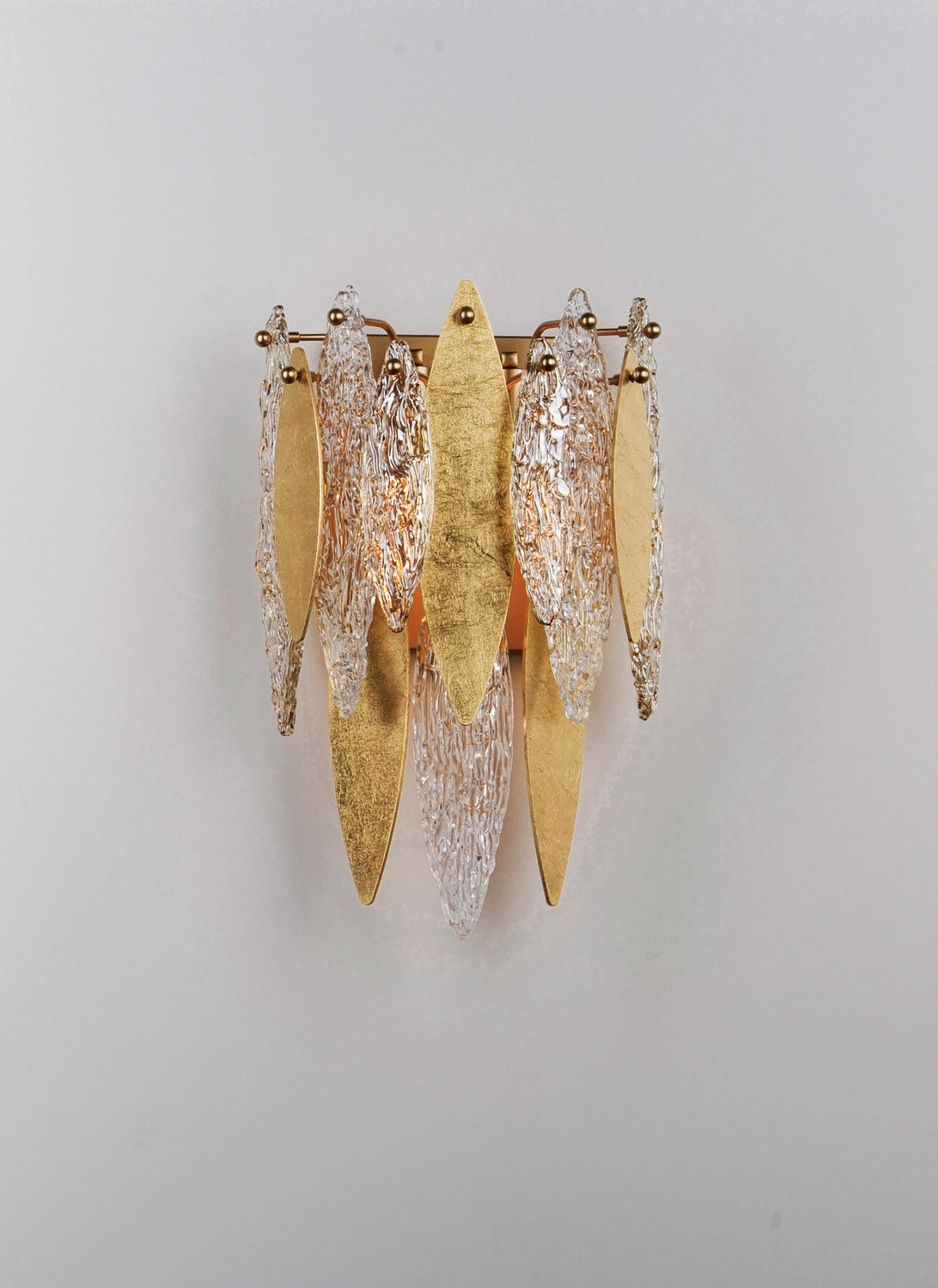 Maxim - 32322CLCMPGL - Three Light Wall Sconce - Majestic - Gold Leaf