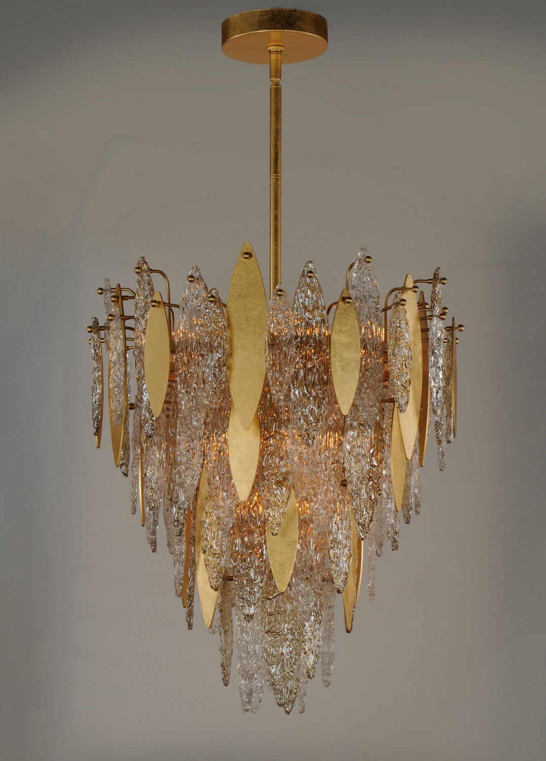 Maxim - 32325CLCMPGL - 12 Light Chandelier - Majestic - Gold Leaf