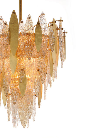 Maxim - 32325CLCMPGL - 12 Light Chandelier - Majestic - Gold Leaf