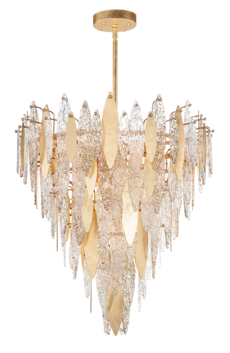 Maxim - 32328CLCMPGL - 21 Light Chandelier - Majestic - Gold Leaf