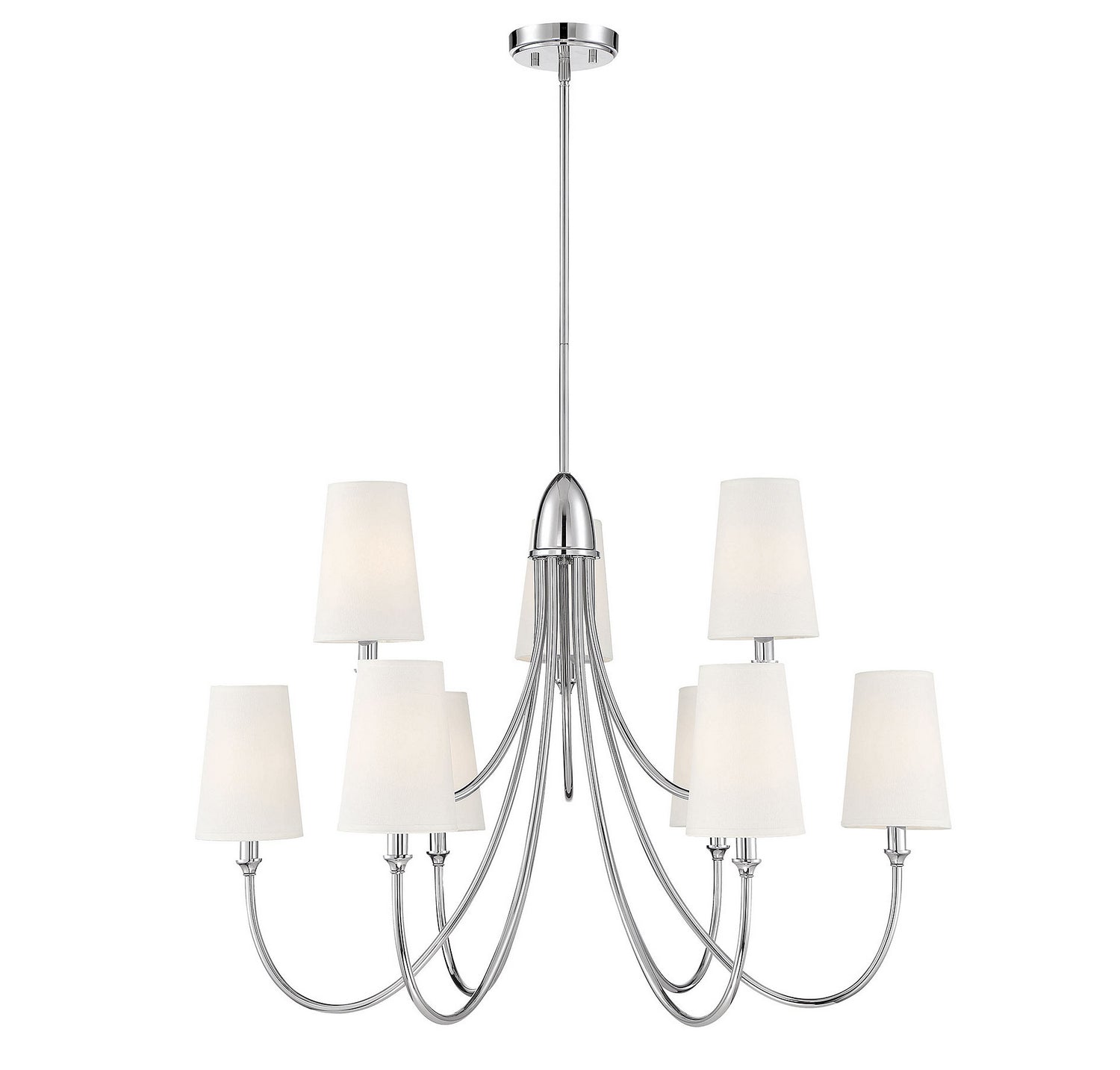 Savoy House - 1-2541-9-109 - Nine Light Chandelier - Cameron - Polished Nickel