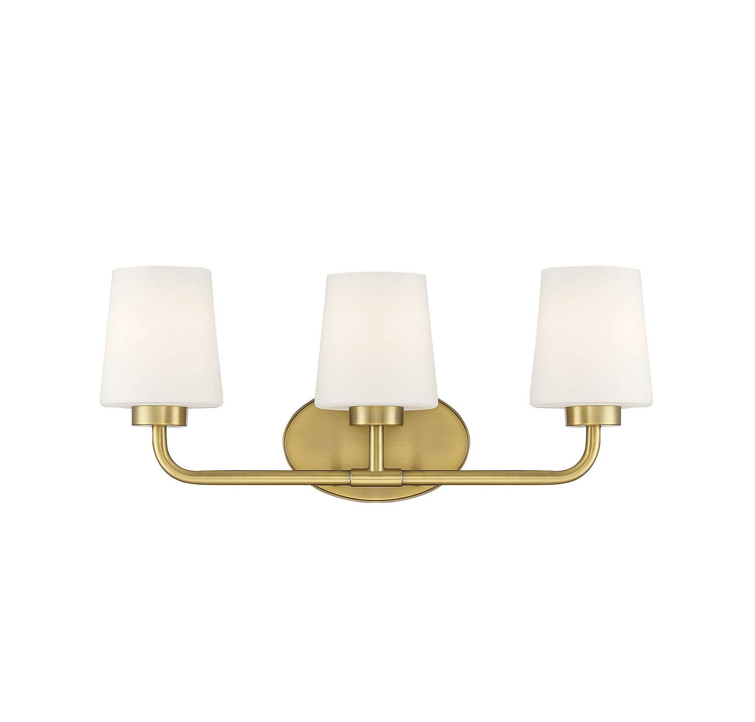 Savoy House - 8-4090-3-322 - Three Light Bath Bar - Capra - Warm Brass