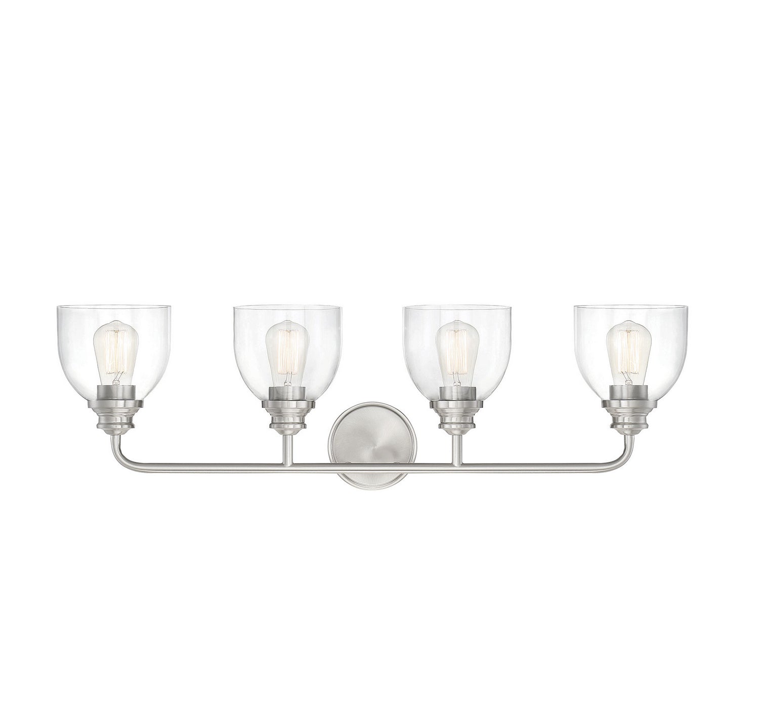 Savoy House - 8-7205-4-SN - Four Light Bath Bar - Vale - Satin Nickel