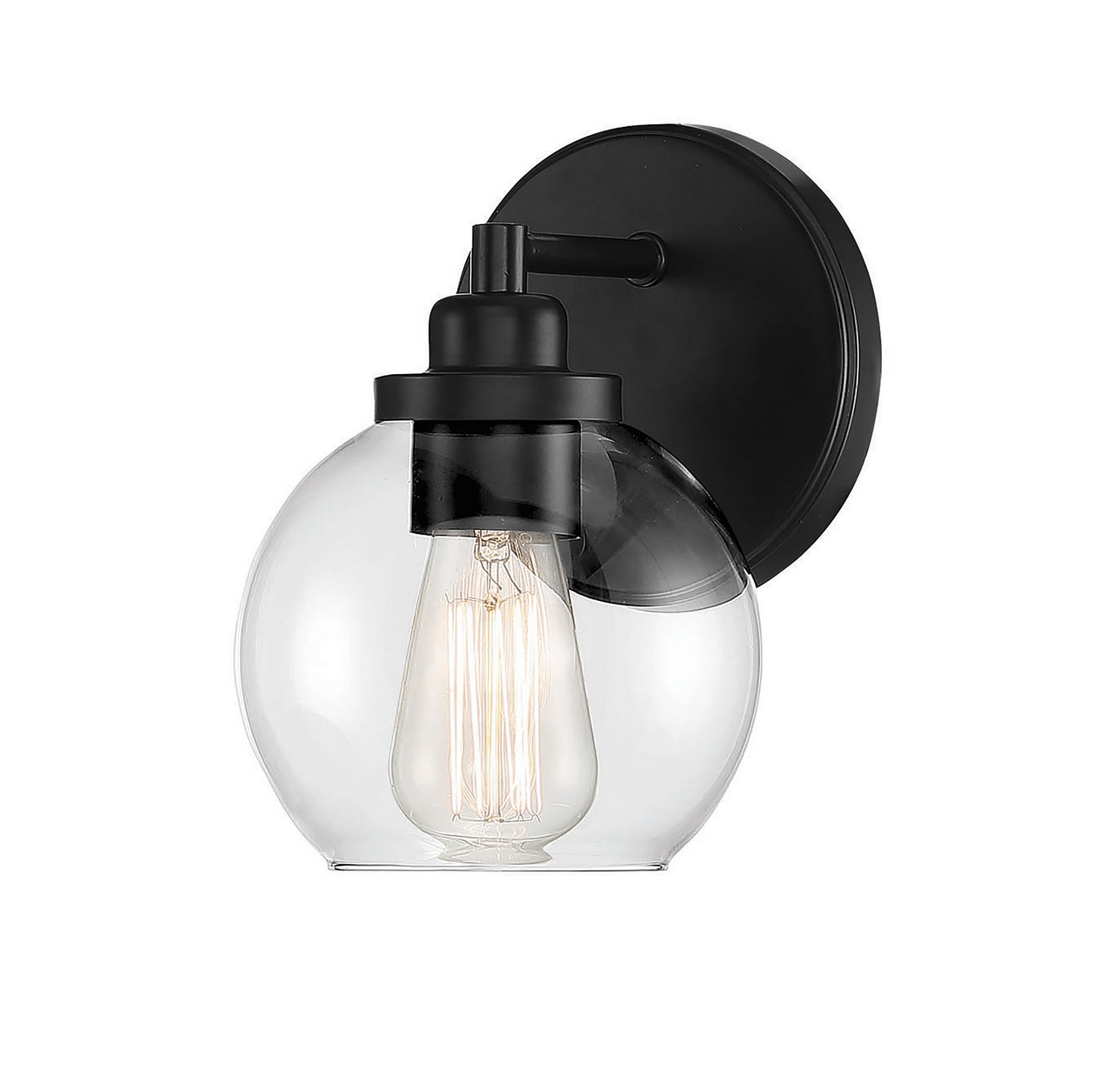 Savoy House - 9-4050-1-BK - One Light Wall Sconce - Carson - Matte Black