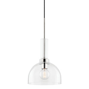 Mitzi - H384701-PN - One Light Pendant - Tabitha - Polished Nickel