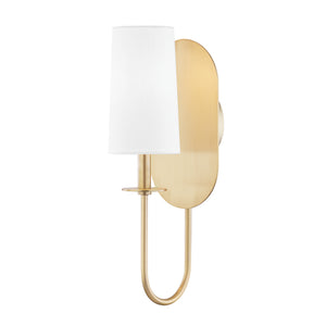 Mitzi - H395101-AGB - One Light Wall Sconce - Lara - Aged Brass