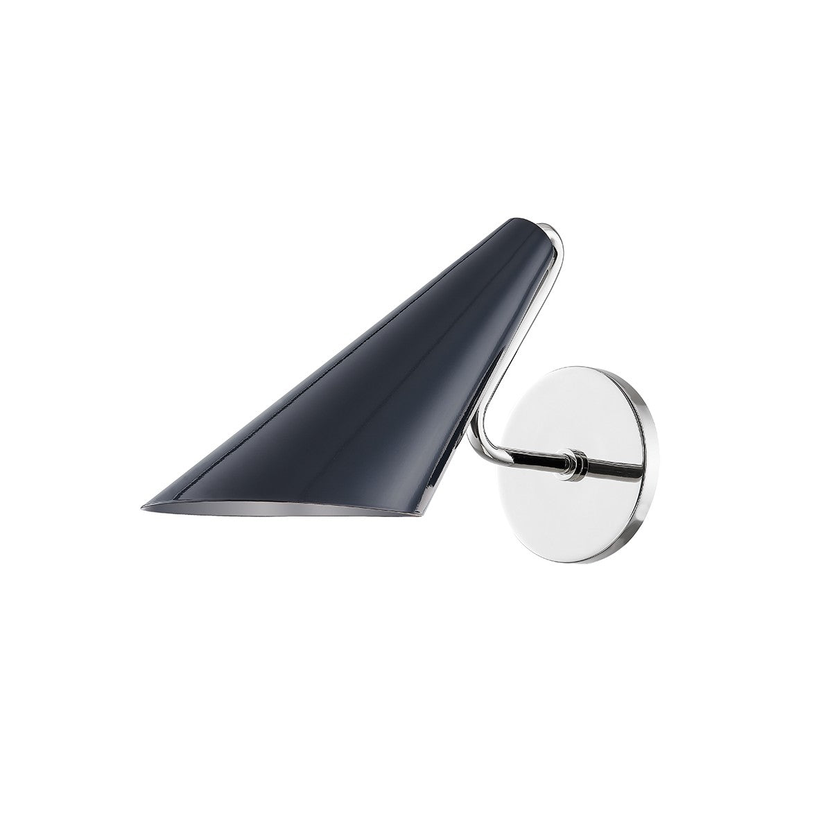 Mitzi - H399101-PN/MBL - One Light Wall Sconce - Talia - Polished Nickel/Midnight Blue Combo