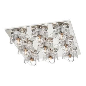 Mitzi - H410509-PN - Nine Light Flush Mount - Shea - Polished Nickel