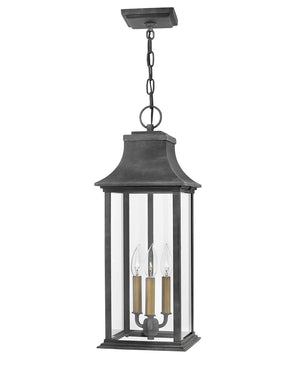 Hinkley - 2932DZ-LL - LED Hanging Lantern - Adair - Aged Zinc
