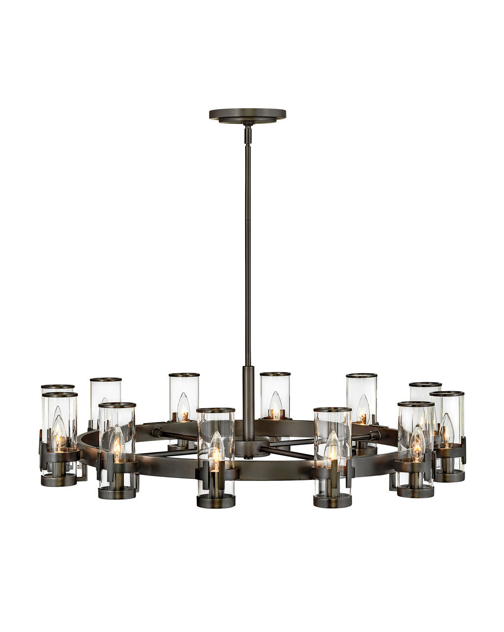 Hinkley - 38109BX - LED Chandelier - Reeve - Black Oxide