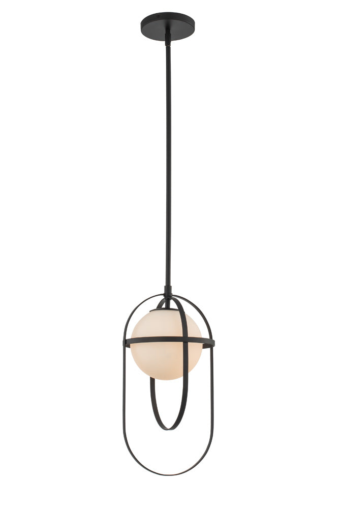 Kalco - 513311MB - One Light Mini Pendant - Lennox - Matte Black