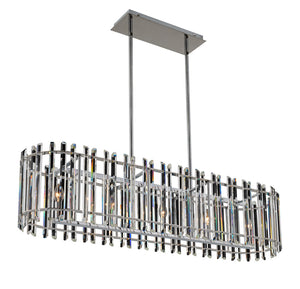 Allegri - 036861-010-FR001 - Five Light Island Pendant - Viano - Polished Chrome