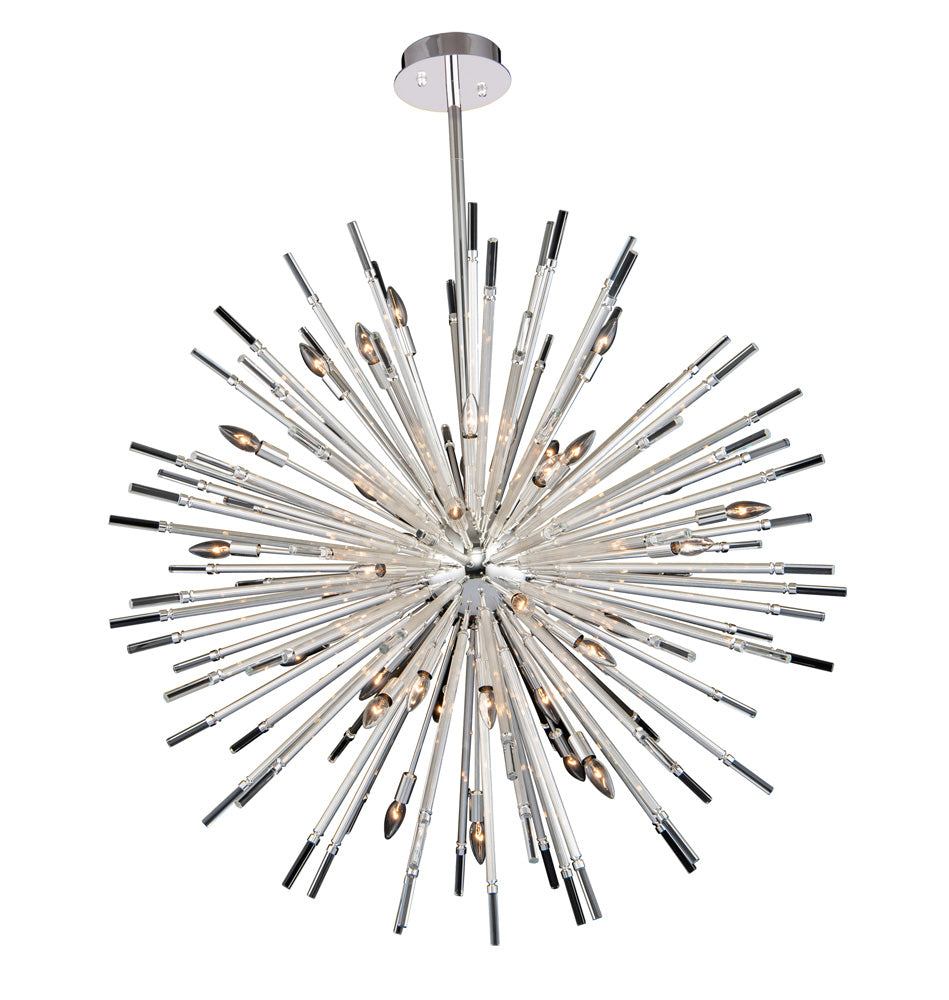 Allegri - 037458-014-FR001 - 36 Light Pendant - Sprazzo - Polished Silver