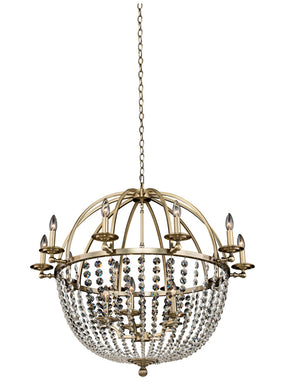 Allegri - 037772-038-FR001 - 15 Light Chandelier - Pendolo - Brushed Champagne Gold