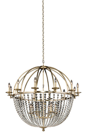 Allegri - 037773-038-FR001 - 18 Light Chandelier - Pendolo - Brushed Champagne Gold