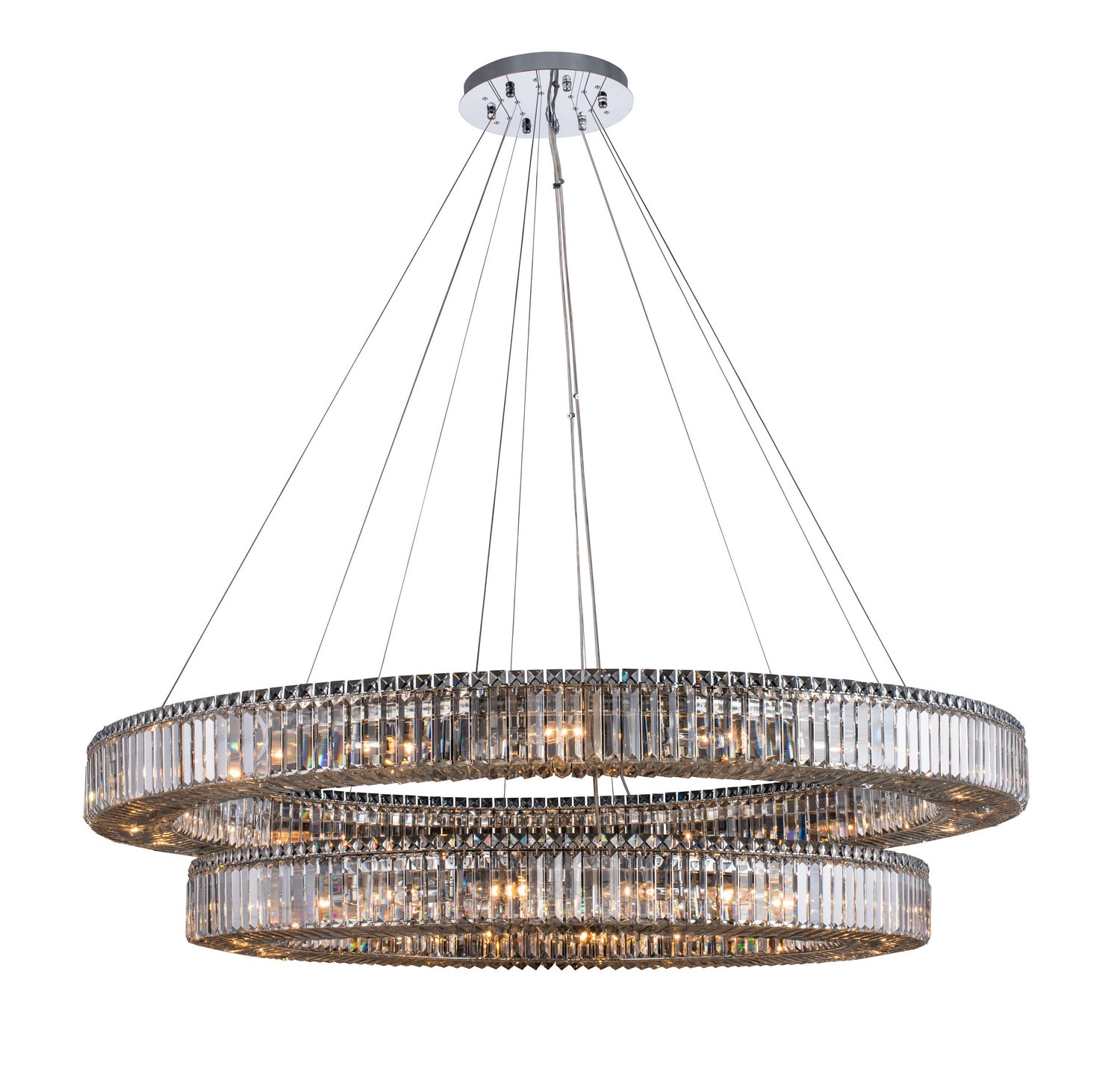 Allegri - 11720-010-FR001 - 36 Light Pendant - Rondelle - Polished Chrome