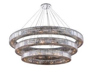 Allegri - 11723-010-FR001 - 56 Light Pendant - Rondelle - Polished Chrome