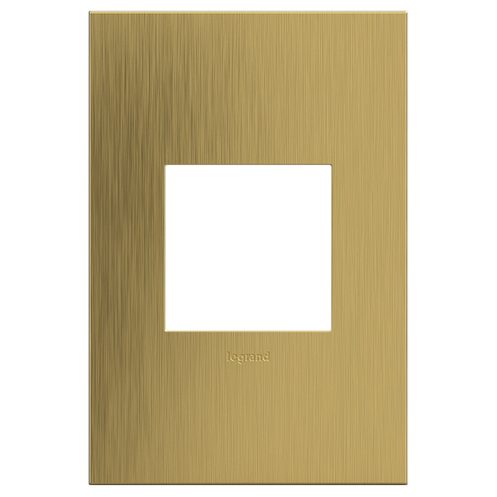 Legrand - AWC1G2BSB4 - Wall Plate - Adorne - Brass