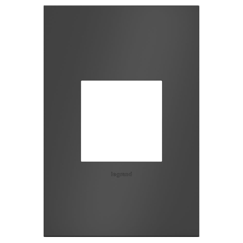 Legrand - AWC1G2SBL4 - Wall Plate - Adorne - Black