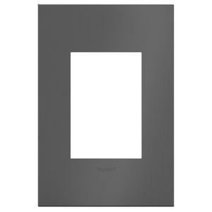 Legrand - AWC1G3BBN4 - Wall Plate - Adorne - Black