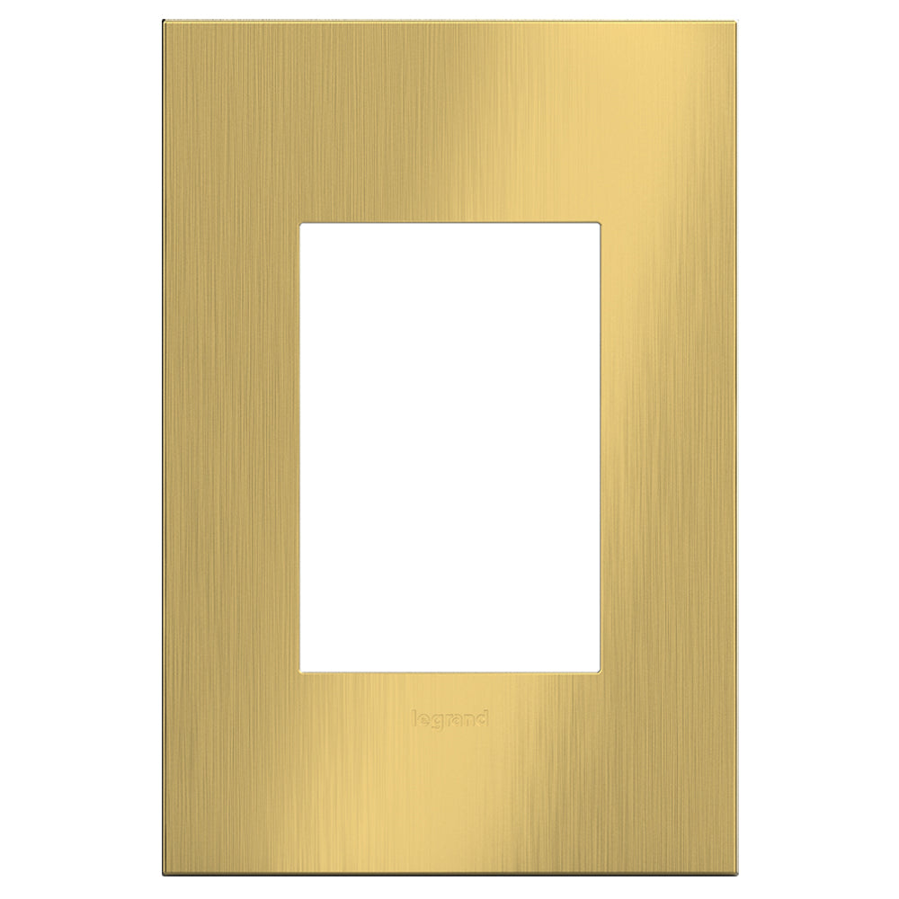 Legrand - AWC1G3BSB4 - Wall Plate - Adorne - Brass