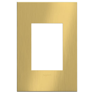 Legrand - AWC1G3BSB4 - Wall Plate - Adorne - Brass