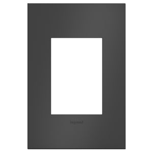 Legrand - AWC1G3SBL4 - Wall Plate - Adorne - Black