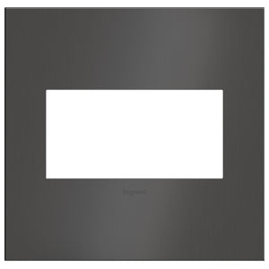 Legrand - AWC2GBBN4 - Wall Plate - Adorne - Black