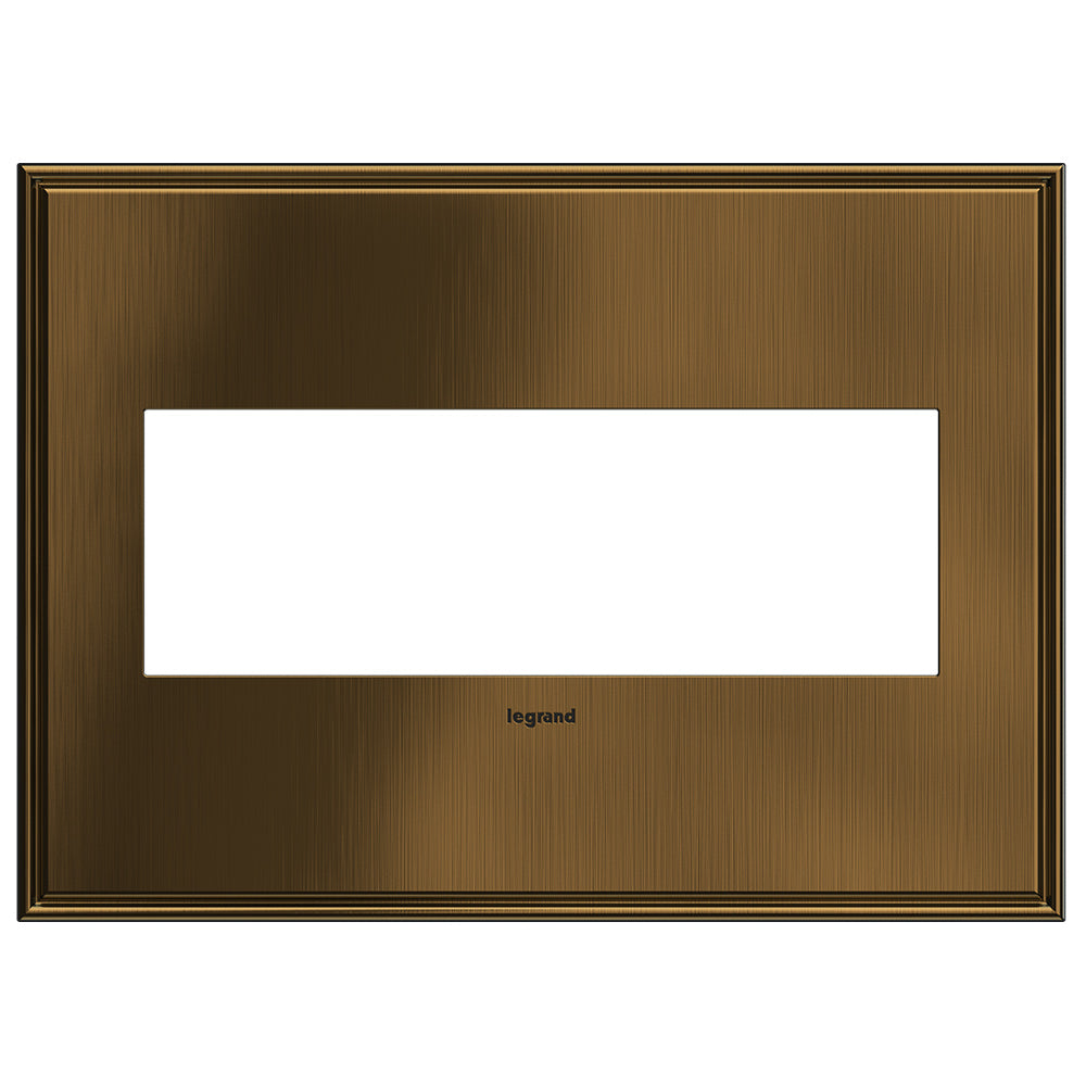 Legrand - AWC3GCOF4 - Wall Plate - Adorne - Coffee