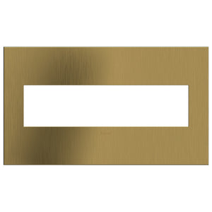 Legrand - AWC4GBSB4 - Wall Plate - Adorne - Brass