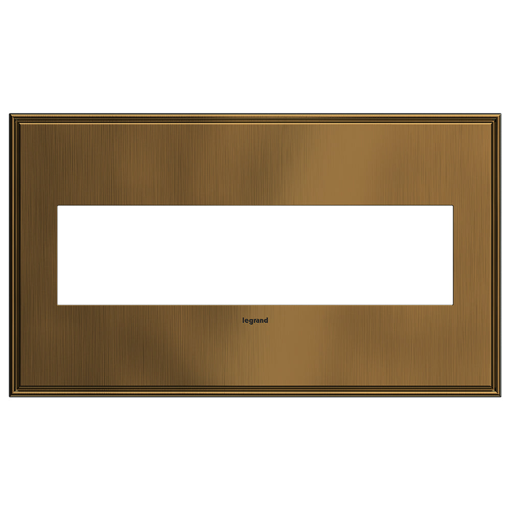 Legrand - AWC4GCOF4 - Wall Plate - Adorne - Coffee