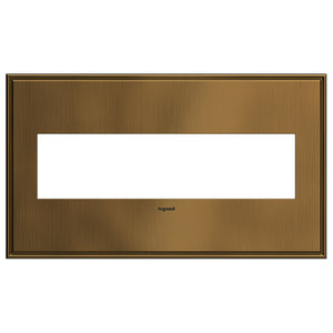 Legrand - AWC4GCOF4 - Wall Plate - Adorne - Coffee