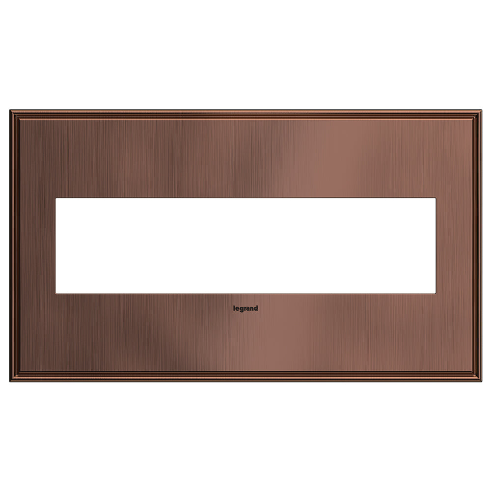 Legrand - AWC4GMAC4 - Wall Plate - Adorne - Copper