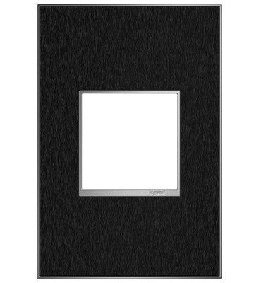 Legrand - AWM1G2BLS4 - One-Gang Screwless Wall Plate - adorne - Black Stainless