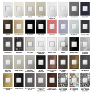 Legrand - AWM1G2RG4 - One-Gang Screwless Wall Plate - adorne - Rustic Gray
