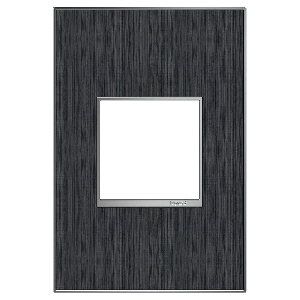 Legrand - AWM1G2RG4 - Gang Wall Plate - Adorne - Gray