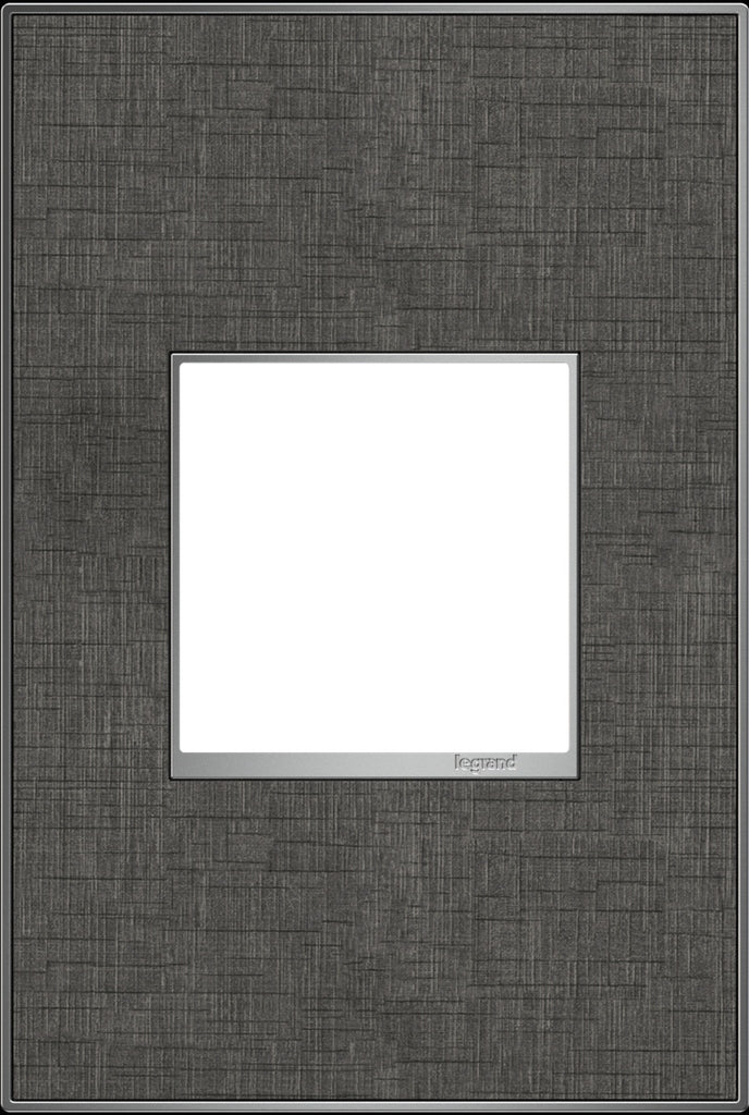 Legrand - AWM1G2SL4 - One-Gang Screwless Wall Plate - adorne - Slate Linen