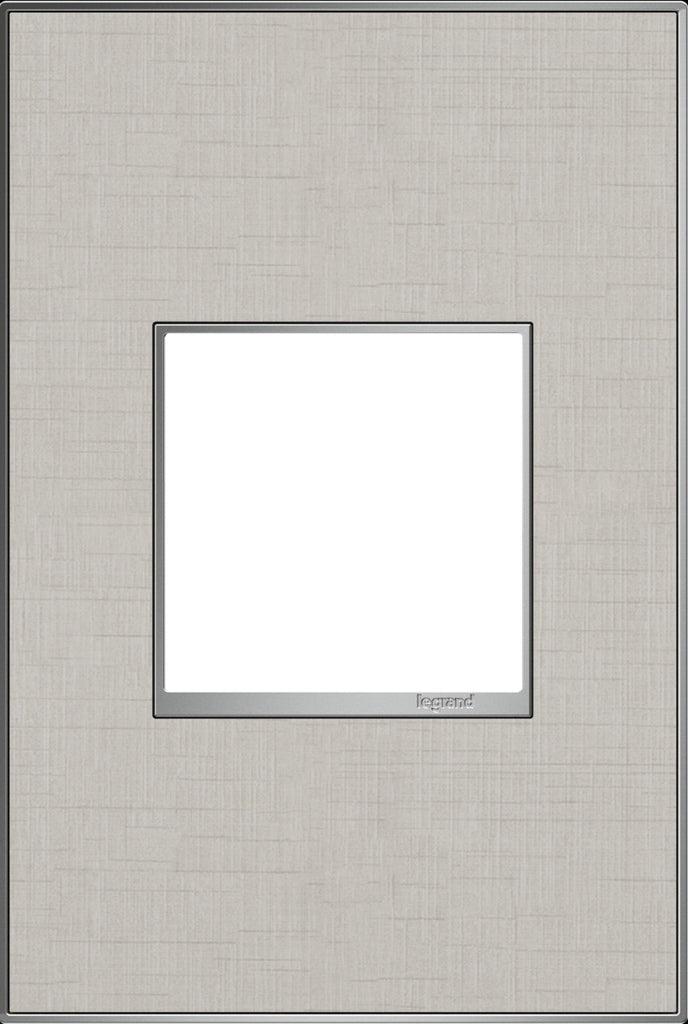 Legrand - AWM1G2TL4 - One-Gang Screwless Wall Plate - adorne - True Linen