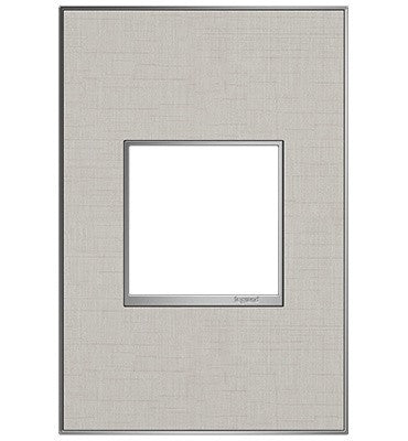 Legrand - AWM1G2TL4 - One-Gang Screwless Wall Plate - adorne - True Linen