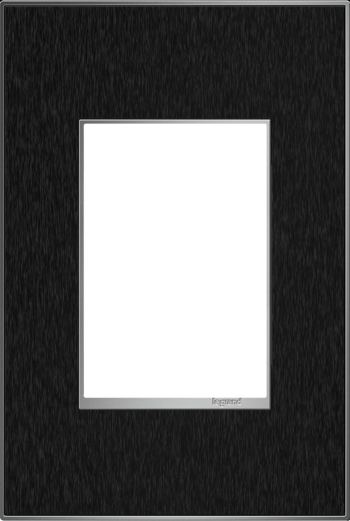 Legrand - AWM1G3BLS4 - One-Gang-Plus Screwless Wall Plate - adorne - Black Stainless