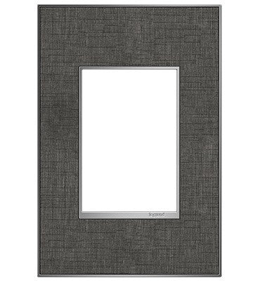 Legrand - AWM1G3SL4 - One-Gang-Plus Screwless Wall Plate - adorne - Slate Linen