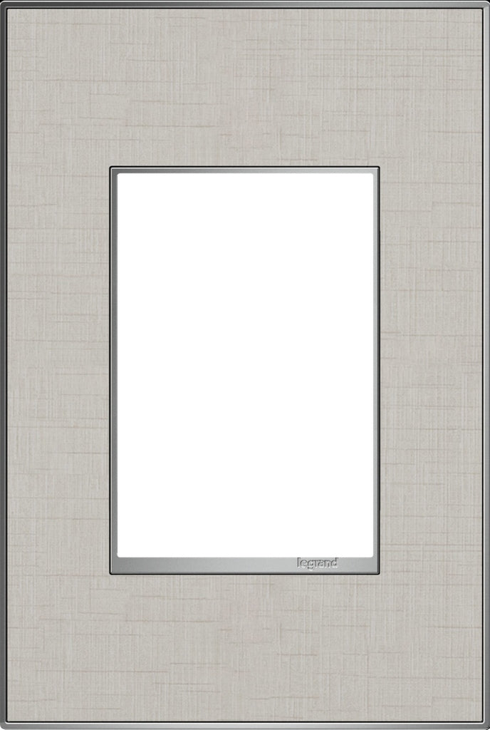 Legrand - AWM1G3TL4 - One-Gang-Plus Screwless Wall Plate - adorne - True Linen