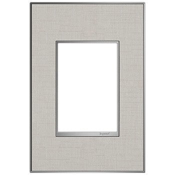 Legrand - AWM1G3TL4 - One-Gang-Plus Screwless Wall Plate - adorne - True Linen