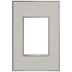 Legrand - AWM1G3TL4 - One-Gang-Plus Screwless Wall Plate - adorne - True Linen