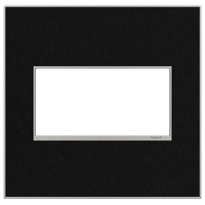 Legrand - AWM2GBLS4 - Gang Wall Plate - Adorne - Black