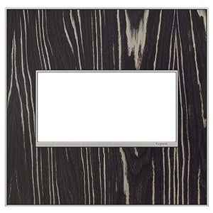 Legrand - AWM2GMA4 - Two-Gang Screwless Wall Plate - adorne - Macassar