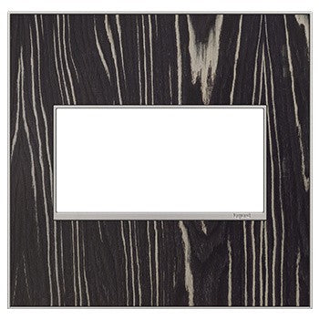 Legrand - AWM2GMA4 - Two-Gang Screwless Wall Plate - adorne - Macassar
